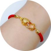 QQmm Red String Money Capturer Bracelet - Women's Lucky Accessories