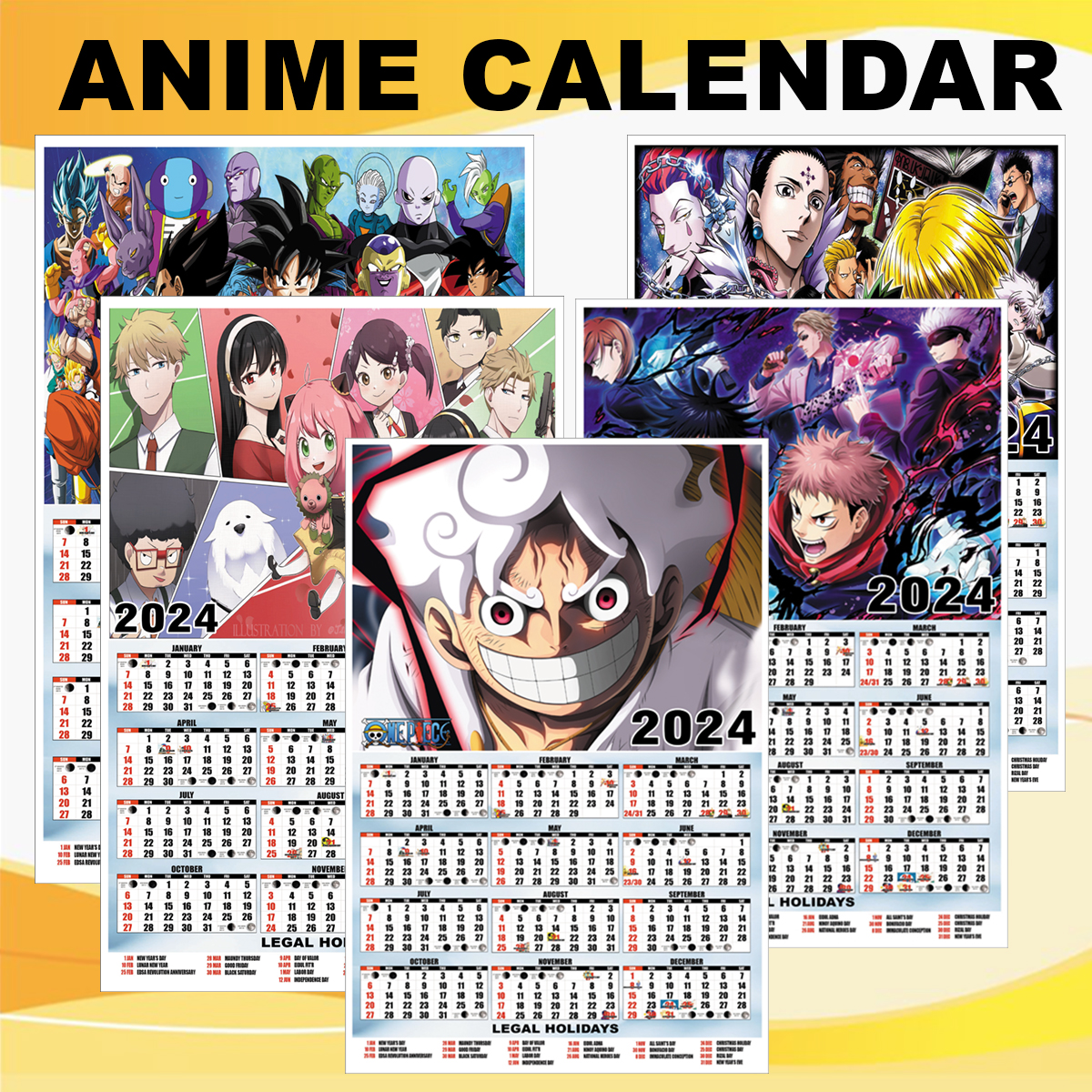 Anime 2025 Calendar Printable Donna Gayleen