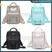 Macaroon Cordura Backpack - Large Capacity, Pastel Colors (Brand: 100% Dough
