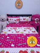 Hello Kitty Bedsheet Canadian Cotton with Pillowcase