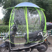 E-Bike Canopy Umbrella - Foldable, Windproof, Rainproof Cover