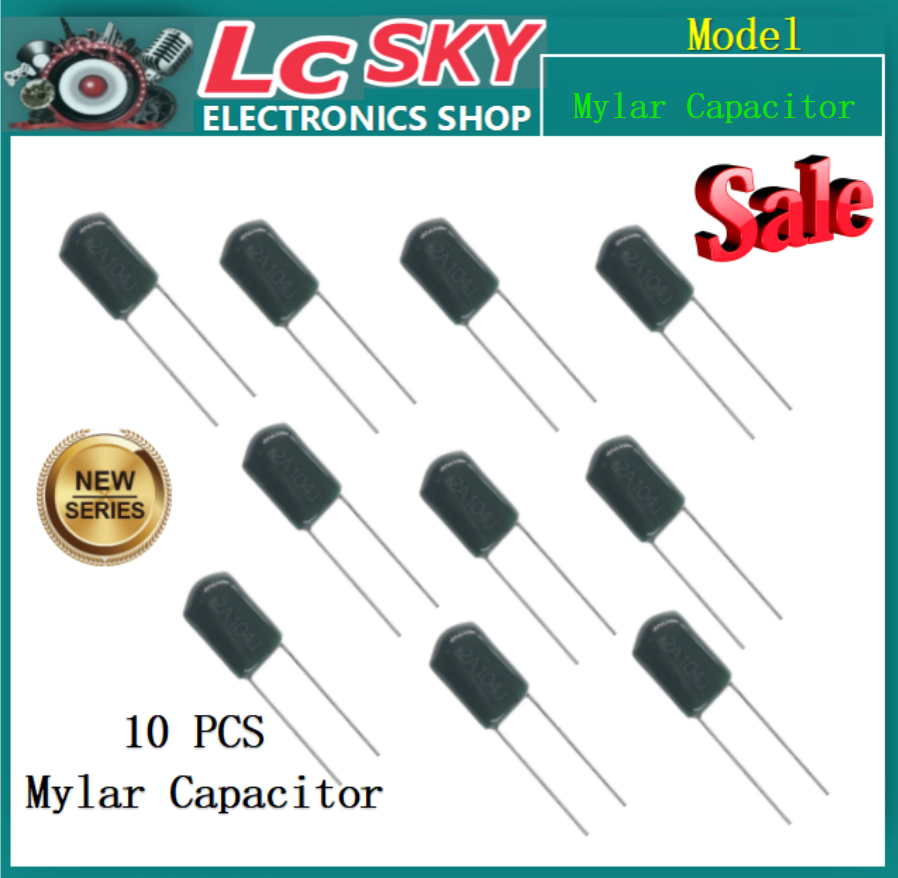 5pcs CX CL11 2J103J 630V Polyester Film Capacitor – 10nF 630V ±5% – Through Hole