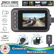 Motorcycle Dash Cam - Wide Angle Video Recorder 
