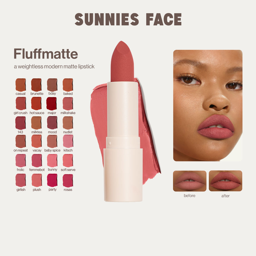 Discount on Sunnies Face  shoes - SKU: Sunnies Face Fluffmatte [Weightless Modern Matte Lipstick]