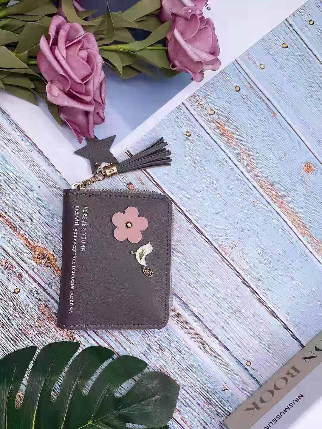 W A Forever Young 2020 New Women S Short Wallet Bird Speaking