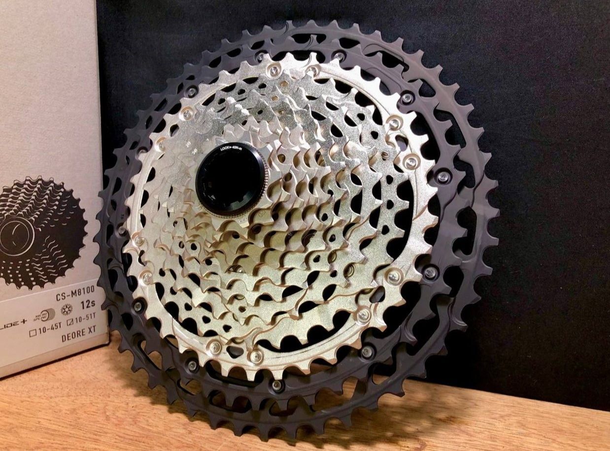 Shimano XT CS-M8100 12spd HG+ 10-51T Microspline Cogs (100 