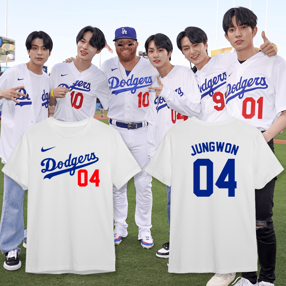 dodgers enhypenenhypen dodgers jerseyenhypen t shirtenhypen jersey  dodgersenhypen jersey enhypen dodgersheeseung jerseyhaikyuujersey  enhypenenhypen shirt enhypen t shirt dodgers doggers enhypen t shirt  thisisneverthat shirt