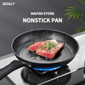SCULLY Non-stick Korean Style Frying Pan 30cm, Home Wok