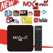 MX Q Pro 4K 5G Android TV Box - Latest Version