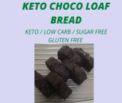 Keto Choco Almond Loaf Bread Lowcarb Gluten free and Sugar free Safe for diabetic Guilt Free Keto Bread Pastries