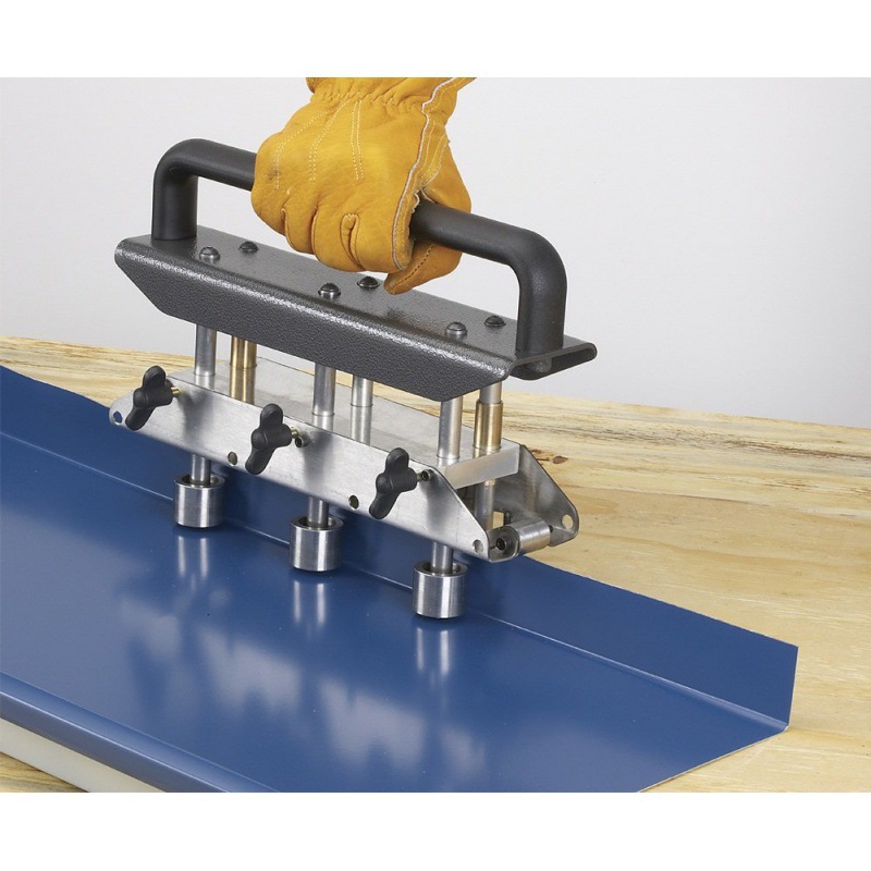 Metal Bending Tool – 3-Station Roller For Roofing Sheet 0.3-1.0mm Thick, V-Shaped Clamp
