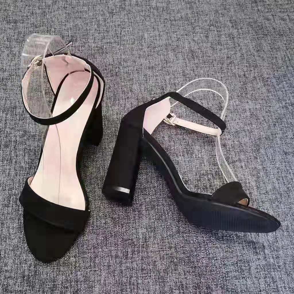 three inch block heels