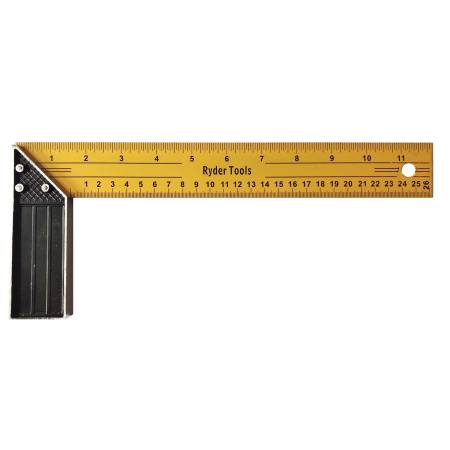 RYDER Tools Carpentry T Square Angle Ruler Guide