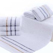 Cod 12Pieces Hand Towel White 3Line Cannon 32g Face Towel