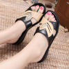 Vofox Korean Fashion Thick Bottom Wedge Beach Flats for Women