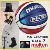 Molten GQ7X Official Size 7 FIBA Basketball - PU Leather