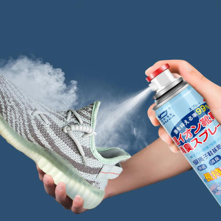 Shoe Deodorant Spray with Silver Ions for Odor Control