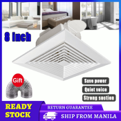 Suspended Ceiling Exhaust Fan with Strong Wind and Easy Installation