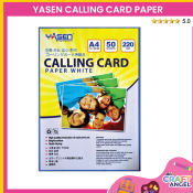 Yasen Matte Calling Card Paper A4, 220/250GSM, 50 Sheets