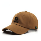 Unisex Letter R Embroidered Baseball Cap by 