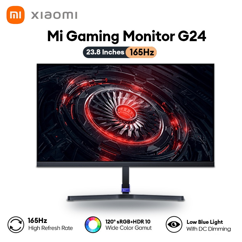 Xiaomi Redmi Gaming Monitor G24 23.8 inch 165Hz Fast IPS Full HD HDR10 120%sRGB 8 bit Low Blue Light Computer Monitor