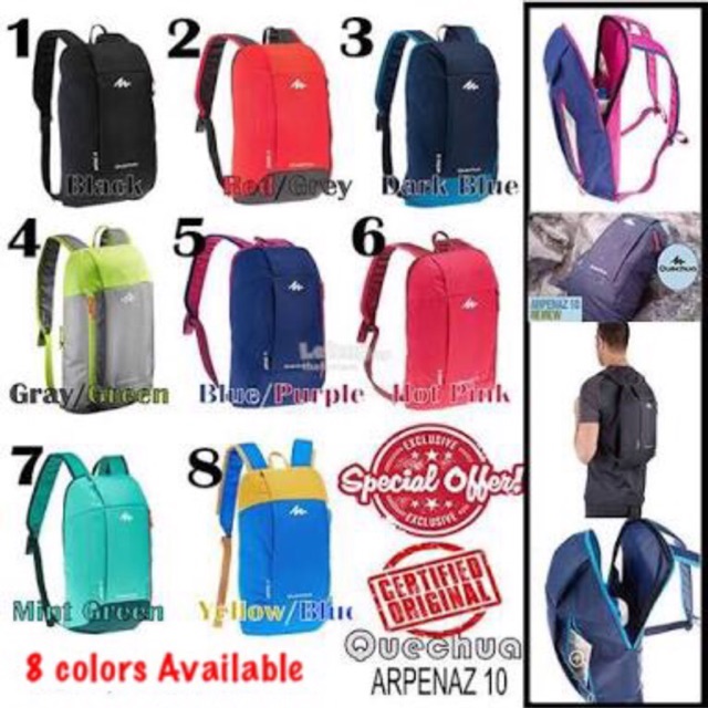 quechua backpack arpenaz 10