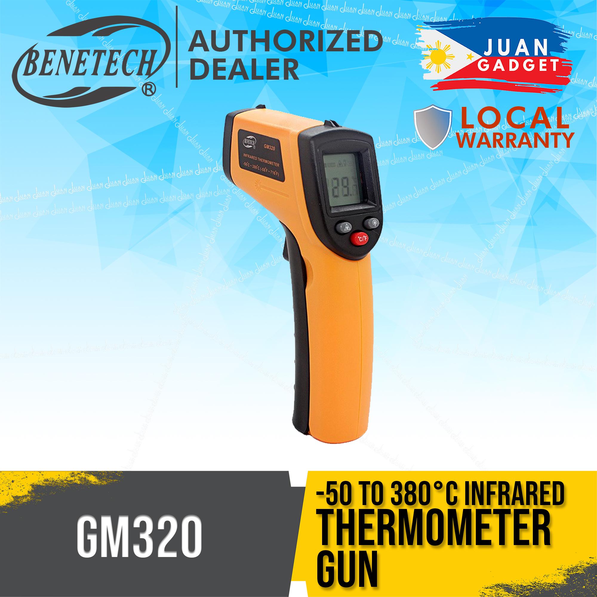 Infrared Thermometer Temperature Gun 50c ~380c Digital Laser Thermometer  Gun Ir Thermometer Temp Gun With Adjustable Emissivity & Max Min Avg  Measure