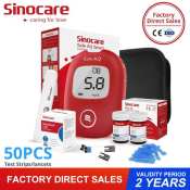 Sinocare Safe AQ Glucometer Kit with Test Strips & Lancets