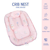 Kozy Blankie Baby Bed Crib Nest - Pink Unicorn