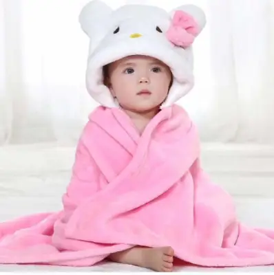 Baby Animal Head Blanket ,Newborn Swaddling,Super Soft And Comfortable Baby Bedding (5)