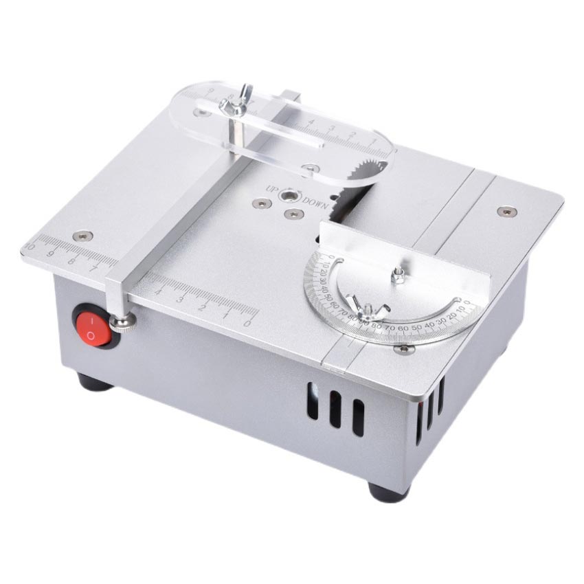 Adjustable Height】Mini Table Saw Small Woodworking Electric Bench Saw  Handmade DIY Hobby Model Crafts Cutting Tool 775 Motor 96W 63mm HSS Blade  R1 Mini-Table-Saw Lazada PH