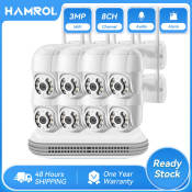 Hamrol 8CH Wireless CCTV System with HD PTZ IP Camera