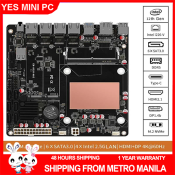 Local Manila shipment Nas Motherboard N100 N305 DDR5 Nvme HD DP Dual Display 4X Intel i226-V 2.5G Lan 17x17 Mini Itx board Radiator Optional