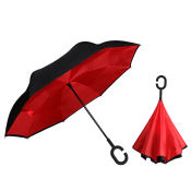 C-shaped Double Inverted Umbrella - Reverse Folding Outdoor Umbrella