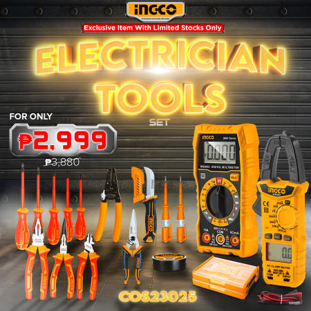 INGCO Digital Multimeter Electrical Test Tool CAT.III 600V DM2002
