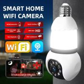 V380 Pro 5G 5MP 2-in-1 Bulb CCTV Camera