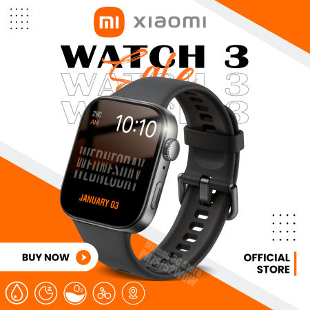 Xiaomi Watch 3: IP68 Smartwatch with Health Monitoring & Bluetooth