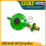 Safety Button Lpg Gas Regulator with Pressure Gauge (BA-1007)