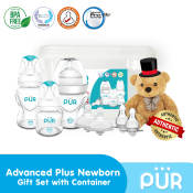 Pur Newborn Gift Set with Container - Stuffed Toys may vary
