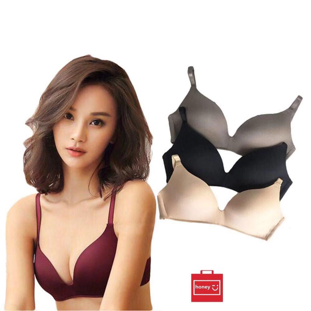 HONEY PH --CUP AB Seamless T-Shirt Bra SIZE: 34-40 Pad With Wire