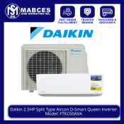 Daikin 2.5HP D-Smart Queen Inverter Split Aircon
