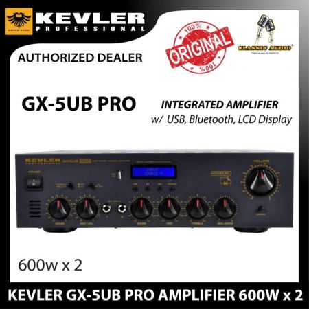 Kevler GX-5UB PRO 600W Karaoke Amplifier with Bluetooth