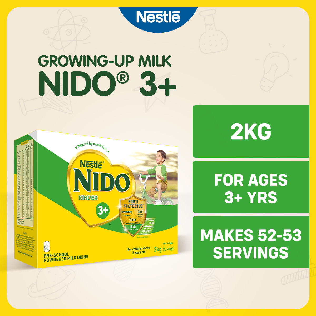 Nestle Nido 1+ Stage 3 1800G main image 1