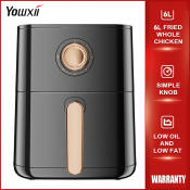 YOWXII Large Capacity Air Fryer - Smokeless Electric Fryer
