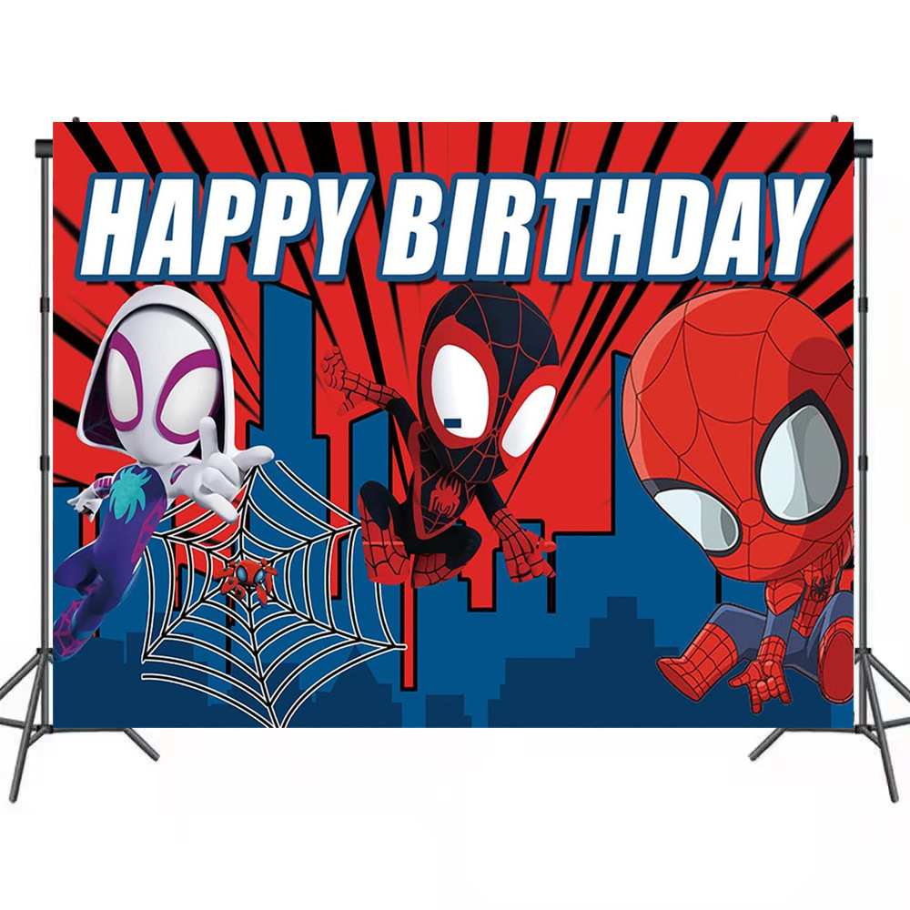 Details 200 spiderman birthday background - Abzlocal.mx