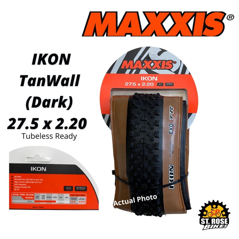 Maxxis IKON TanWall SkinWall (Dark) 29 x Tubeless