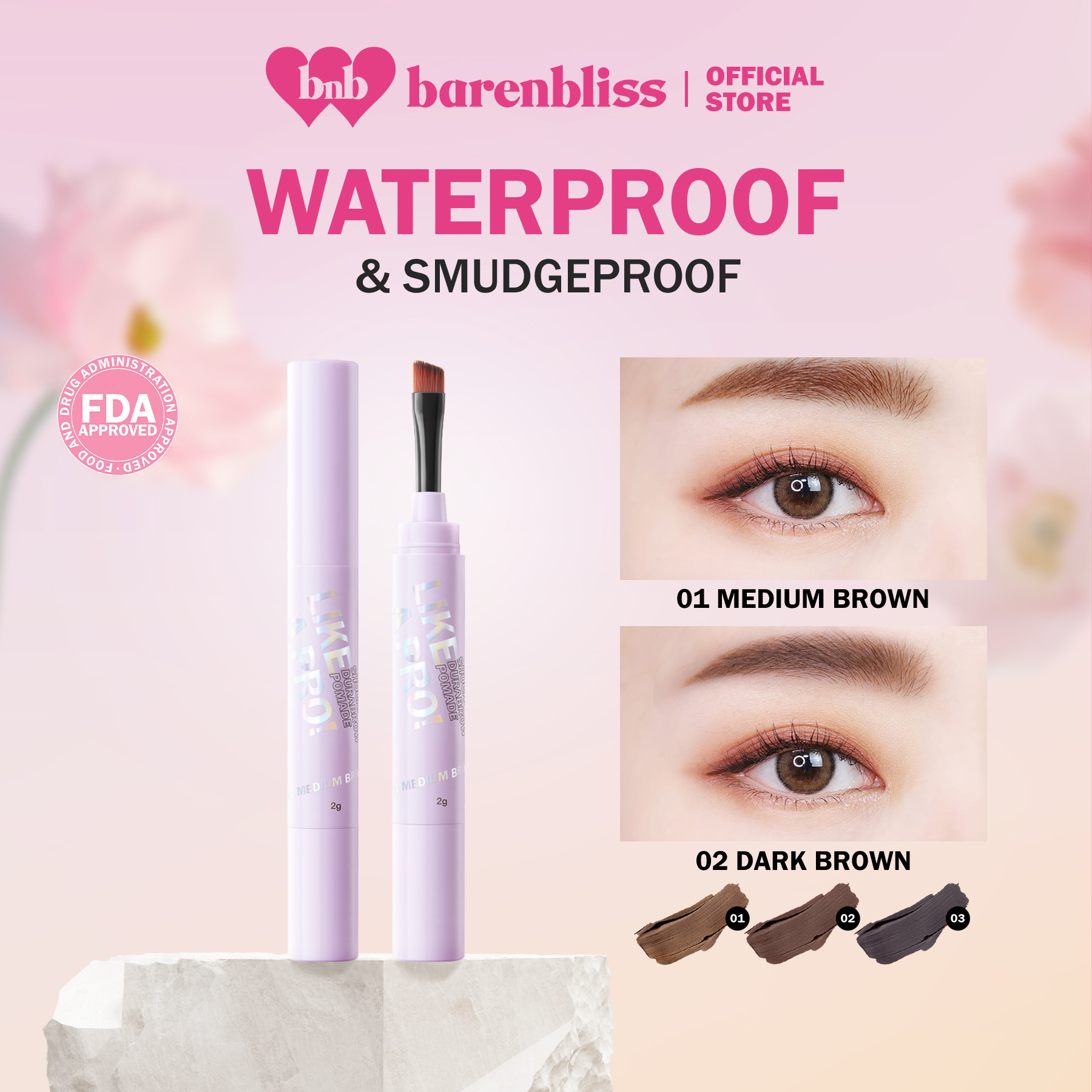 Discount on Barenbliss  shoes - SKU: Barenbliss Bnb Like A Pro! Shockproof Durabrow Eyebrow Pomade | Eyebrow Nourishing | Sculpt & Define