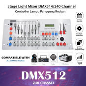 DMX 512 DJ Lighting Controller for Stage Light Mixing