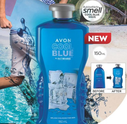 Cool Blue Ice By Avon Intense Splash Cologne 150 ML Lazada PH