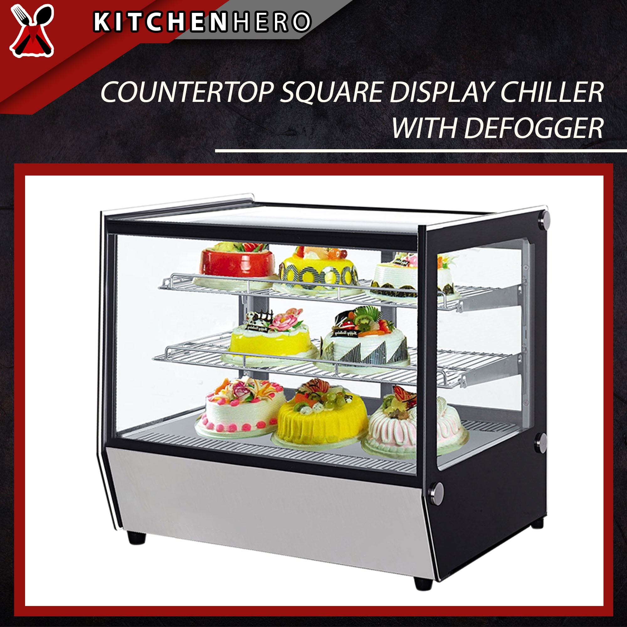 Cake Display Cabinet Anti Condensation 1540mm wide | Perth Commercial  Fridges